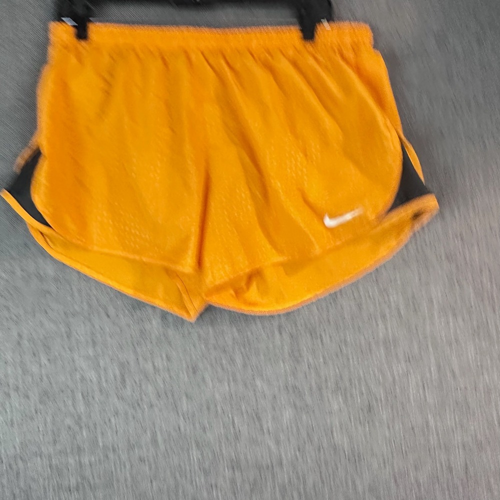 Nike Dri Fit‎ Orange Athletic Shorts Women's L Running Gym Workout Lightweight